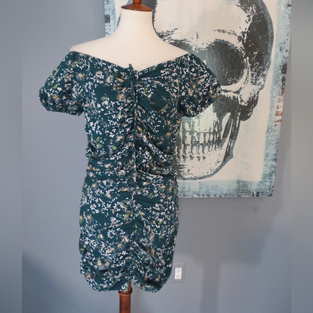 Floral Off-Shoulder Dress